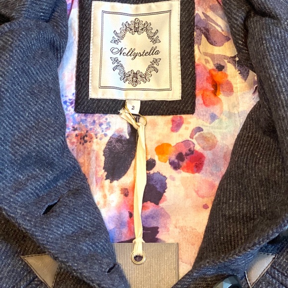 Nellystella Riley Wool Coat color Graystone - Picture 5 of 8